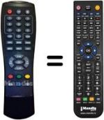 Replacement remote control LEPREPVR-1