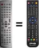Replacement remote control TVD1401