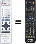 Gleichwertige Fernbedienung Panasonic DMRE-S10EGS