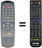 Replacement remote control FUJI ONKYO F2000