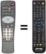 Replacement remote control FUJI ONKYO REMCON1282