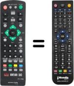 Replacement remote control PEEKTON PK1750TNT