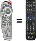 Replacement remote control Cherokee REMCON737