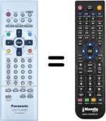 Gleichwertige Fernbedienung Panasonic AV-XV10EGS