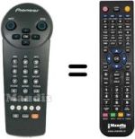 Replacement remote control RC8250