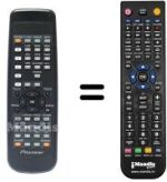 Replacement remote control Pioneer BXD1041