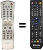 Replacement remote control RC7010DV