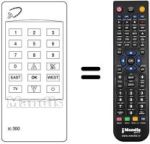 Gleichwertige Fernbedienung RC300