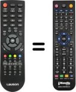 Gleichwertige Fernbedienung Fonestar RDT850 HD