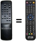 Replacement remote control Boca SR952-TD