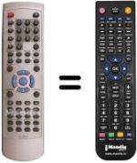 Replacement remote control Medion MD42183