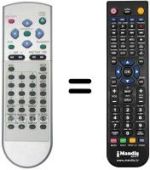 Replacement remote control Daewoo 2122