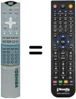 Gleichwertige Fernbedienung Toshiba SD-2109