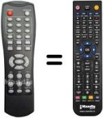 Gleichwertige Fernbedienung Telesystem TS5103