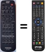 Gleichwertige Fernbedienung Toshiba SD-220