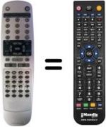 Replacement remote control United MID 7500