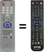 Replacement remote control RC39-1