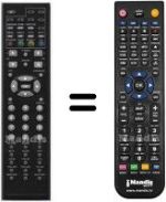 Replacement remote control HVS57512