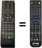 Replacement remote control HVS57696