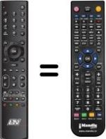 Replacement remote control WHV14743W