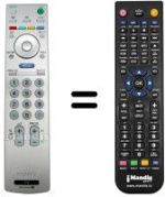 Gleichwertige Fernbedienung Sony SEC3970