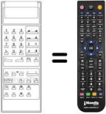 Replacement remote control HVS54598