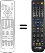 Replacement remote control Granprix HVS54201