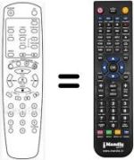 Replacement remote control HVS54276