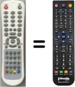 Replacement remote control HVS54848
