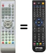 Replacement remote control Saivod HVS54877