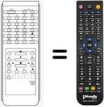 Replacement remote control HVS52648