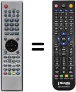 Replacement remote control GOLDEN INTERSTAR HVS53271