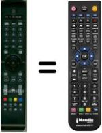 Replacement remote control HVS53250