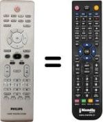 Replacement remote control HVS59568