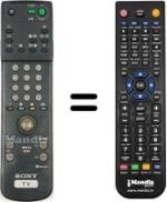 Gleichwertige Fernbedienung Sony WHV7898