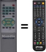 Replacement remote control WHV3201