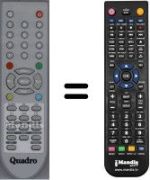 Replacement remote control WHV3988