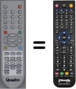 Replacement remote control WHV3989