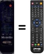 Replacement remote control WHV15385