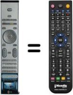 Replacement remote control Philips SEC14797