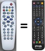 Replacement remote control Philips WHV15719