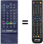 Replacement remote control Toshiba WHV7802