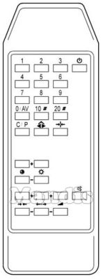 Original remote control LG 105520B