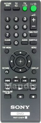 Originalfernbedienung SONY RMT-D187P (148700611) Originalfernbedienung SONY RMT-D187P (148700611)