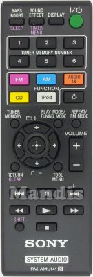 Originalfernbedienung SONY RM-AMU141 (149001411) Originalfernbedienung SONY RM-AMU141 (149001411)