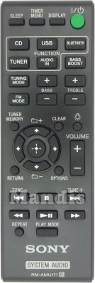 Originalfernbedienung SONY RM-AMU171 (149229711) Originalfernbedienung SONY RM-AMU171 (149229711)