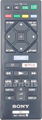 Originalfernbedienung SONY RMT-VB100I (149290121) Originalfernbedienung SONY RMT-VB100I (149290121)