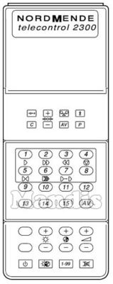 Original remote control THOMSON TC2300 (583437) Original remote control THOMSON TC2300 (583437)