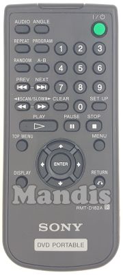 Originalfernbedienung SONY RMT-D 182 A (988509964) Originalfernbedienung SONY RMT-D 182 A (988509964)