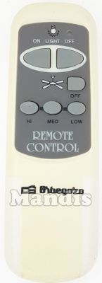 Original remote control ORBEGOZO RCM 8250 (DD2) Original remote control ORBEGOZO RCM 8250 (DD2)